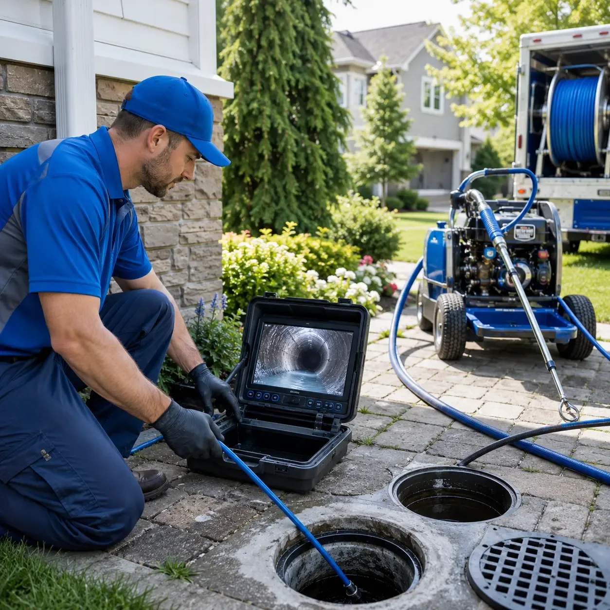Outdoor drain cleaning professionals serving Gasport, NY