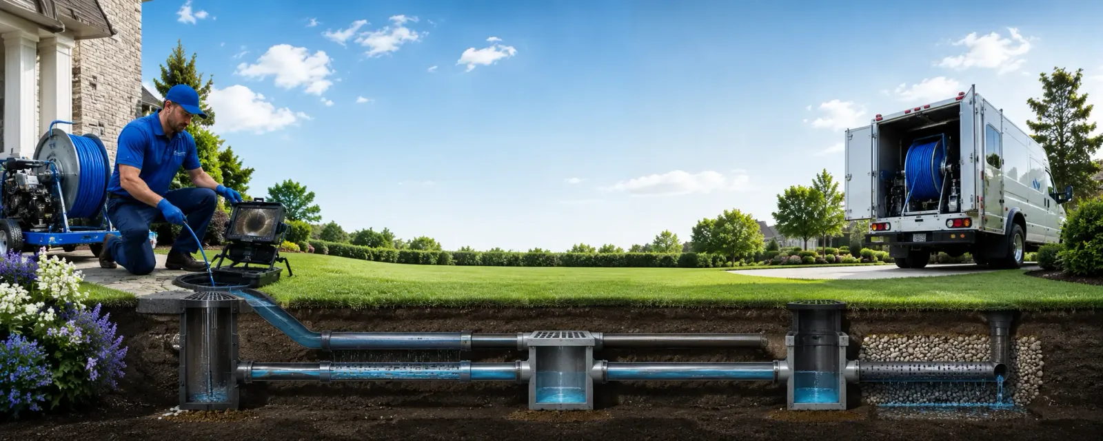 Outdoor drain cleaning information for Gasport, NY